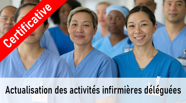 Actualisation des activités infirmières déléguées